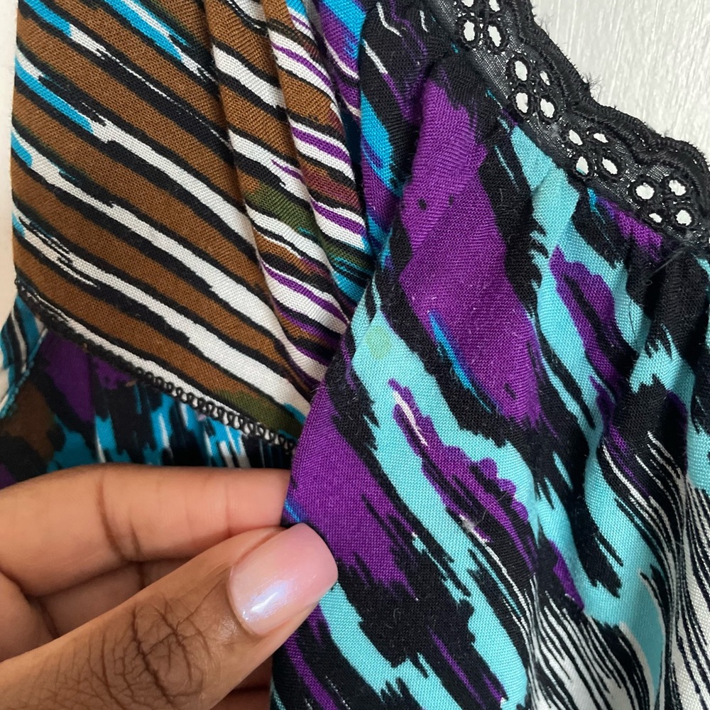 Fashion to Figure Multicolor Ruffle Romper - Size 3X - Picture 11 of 12